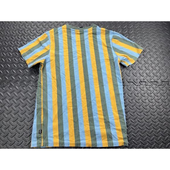 HUF Shirt Adult Small Striped Short Sleeve Worldwide Casual Outdoor Men's - Picture 12 of 12